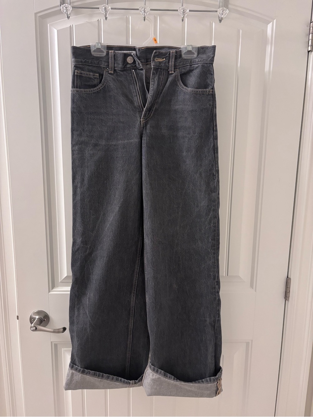 Zara Women’s HighWaist Grey Jean